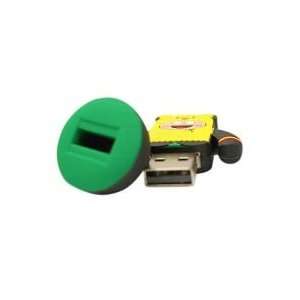  8GB Whirl Man Cartoon USB Flash Drive Yellow Electronics