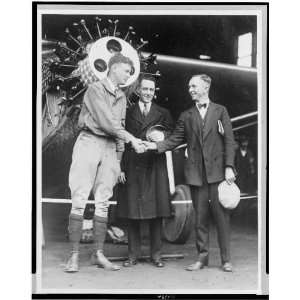 Charles Lindbergh,Clarence Chamberlin,Richard Byrd 1927  