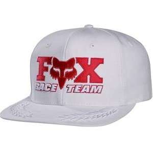  Fox Racing Daytona Retro Snapback Hat   Adjustable/White 