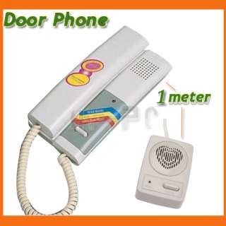 Wired Indoor System Door Phone DoorBell 2 Way Intercom  