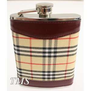   oz Flannel Liquor / Whiskey Hip Flask Great Gift