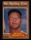 1962 TOPPS HOF MICKEY MANTLE 471  