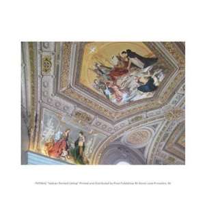  Vatican Painted Ceiling 10.00 x 8.00 Poster Print