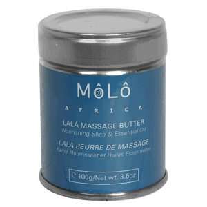 MoLo Africa LaLa Massage Butter, Nourishing Shea & Essential Oil, 3.5 