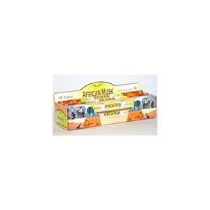  African Musk   20 Stick Hex Tube   Tulasi Incense