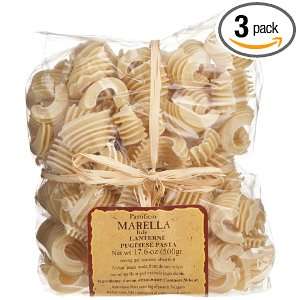 Marella Lanterne Pugiese Pasta (Lanterns), 17.6 Ounce Bags (Pack of 3 