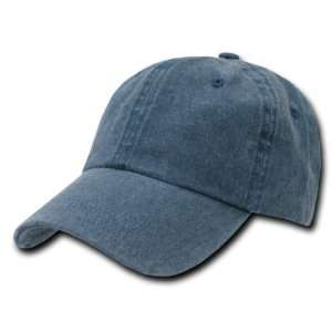   Dyed Polo Caps Brass buckle closure HAT Indigo 