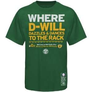  Utah Jazz Deron Williams ESPN Campaign T Shirt (Green) XL 