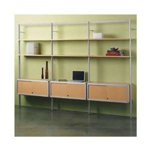   and Book End Kit Shelf Finish Cool Grey Laminate