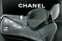 Authentic CHANEL Sunglasses 5211 H 1125/3F Black Tweed Crystal 