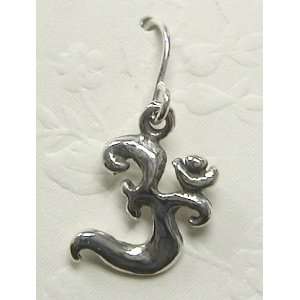   Single Petite Sterling Silver Ohm Earring Why by 2 When 1 Will Do