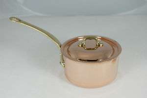 Williams Sonoma Mauviel Copper 3 1/2 qt Saucepan With Lid  