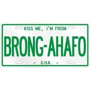   AM FROM BRONG AHAFO  GHANA LICENSE PLATE SIGN CITY