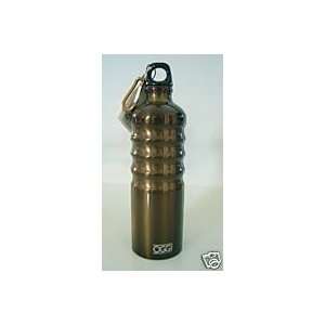 Oggi Eco Friendly Gun Metal 26 oz Aluminum Reusable Water Bottle with 