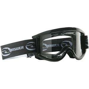  Answer Racing Goggles     /Black Automotive