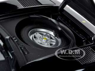 FERRARI 308 GTB BLACK 1/18 DIECAST MODEL CAR BY HOTWHEELS V8378 