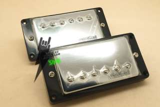 Wilkinson Chrome Covered Vintage PAF Classic Humbucker Pickups fits 