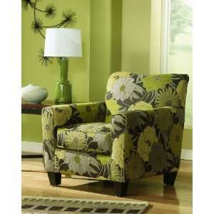 Riley Contemporary Floral Accent Chair