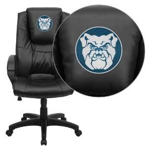  Butler University Leather Executive Office Chair in Black 