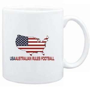 Mug White  USA Australian Rules Football / MAP  Sports  