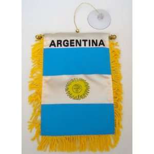  ARGENTINA COUNTRY FLAG MINI BANNER CAR WINDOW Everything 
