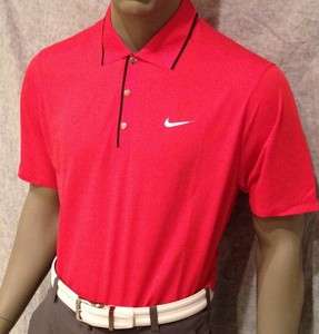607) M 2012 Nike Tiger Woods Golf Tour Ultra Light Polo Shirt $95 