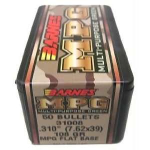  Barnes Bullets 7.62x39 .310 108gr MPG FB /50 Everything 