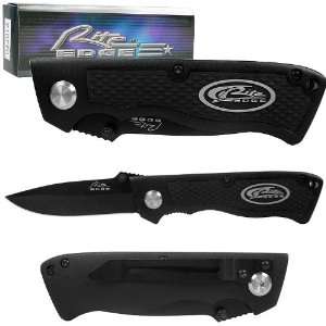  Black Stealth Operations Tactical Pocket Knife   7 inch 