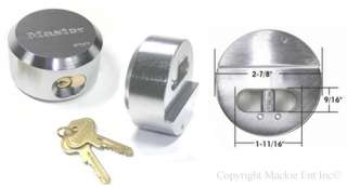 Hidden Shackle Lock Keyed Alike Trailer Locks #6271KA 2  