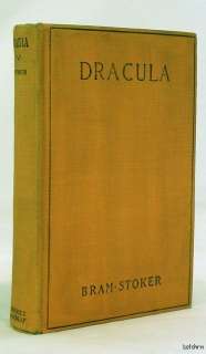 Dracula ~ Bram Stoker ~ First Grosset & Dunlap Edition ~ 1927 ~ Ships 
