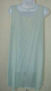 Vintage Gaymode Aqua Blue Nightgown Nighty Nylon Lace Size S  