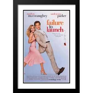  Failure to Launch 20x26 Framed and Double Matted Movie 