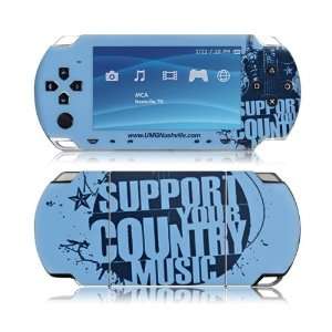   Sony PSP Slim  UMG Nashville  Support Your Country Music Skin