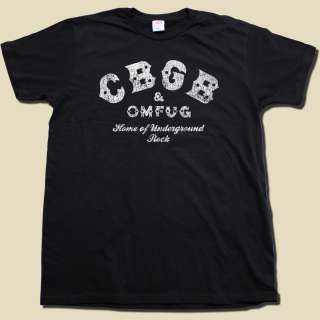 CBGB classic PUNK ROCK shirt OMFUG concert t shirt  