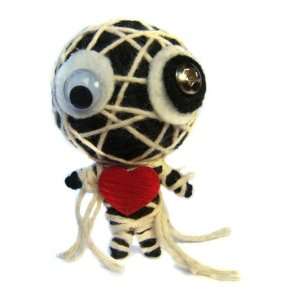  String Voodoo Doll Keychain Mummy Heart Brainy Doll Series 