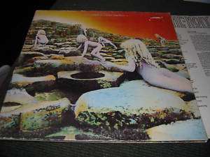 Led Zeppelin Houses of the Holy LP sterling rl sd7255 superhype 
