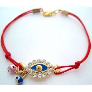  Kabbalah Red String Bracelet with Evil Eye Charm and 