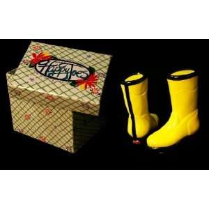  `Yellow Wellies` Fireman Boots Salt & Pepper Shakers 