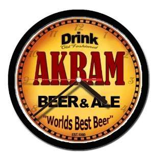  AKRAM beer and ale wall clock 