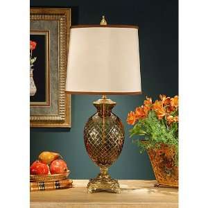Wildwood Lamps 9156 Criss Cross 1 Light Table Lamps in Hand Colored 