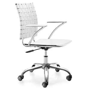  Criss Cross Office Chair White   205031