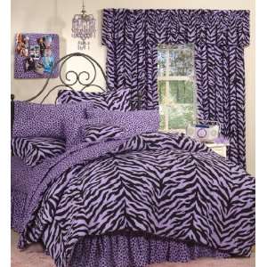  Zebra Purple Valance