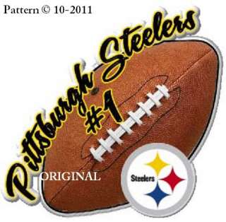 Pittsburgh Steelers Football Cross Stitch Pattern NFL TBB  