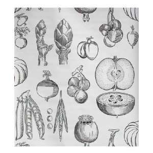  Potager On Vinyl   Black And White Indoor Wallcovering 