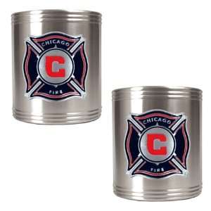  Chicago Fire Stainless Steel Can Drink Holders Sports 