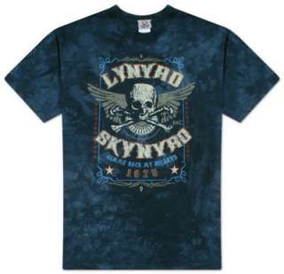 New Authentic Lynyrd Skynyrd Tie Dye Gimme Back My Bullets Adult T 