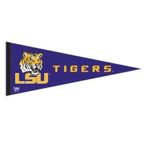  LSU Tigers 12 x 30 Purple Premium Felt Pennant Sports 