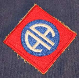 WWII 82nd Airborne SSI Patch * Cut Edge Snowy Back  
