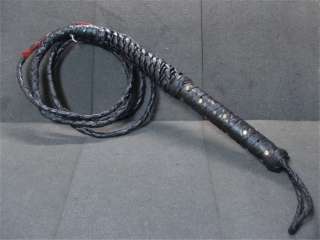 HEAVY BRAIDED HANDLE AND FRONT EDGE MAKES THIS WHIP DURABLE AND MORE 