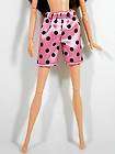 Doll Clothes Barbie Pink Black Shorts Liv 16 Doll Fashion Royalty 